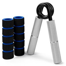 Luaz 金屬握力器 3階段, 銀色, 1個