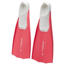 O'NEILL 浮潛訓練蛙鞋 腳蹼 雙腳穿戴組 FZ06, 亮粉色 + 白色