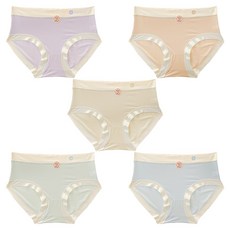 CHIC CHIC 琪琪 親膚包臀桑蠶絲抑菌內褲5件組, 顏色隨機