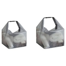 PEONIST 健身房防水盥洗包收納包 2件組, 灰色