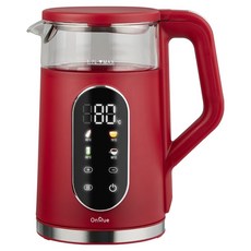 OnHue 數位顯示無線保溫耐熱玻璃304不鏽鋼電熱水壺 1.7L, OHA-EK4SR