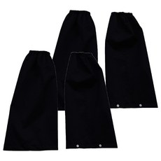 아워웍스 등산 자전거 방수 발토시 레그워머 2p, 블랙, 2개