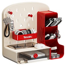 bebehome 洞洞板文具小物分類收納盒, 1個, 紅色