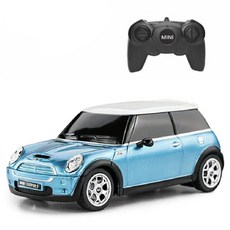 RASTAR 星輝 1 : 24 MINI COOPER S 遙控車 15000, 藍色, 1個