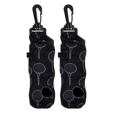 FIRST FIT 輕量3球高爾夫球袋, 2個, 黑色印花