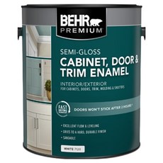 베어페인트 실내용 논스틱 캐비닛 페인트 반광, ULTRA PURE WHITE, 1개, 3.66L