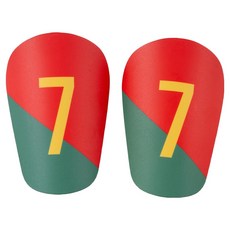 LIZJAENI 現代簡約足球護脛 2件組, 1套, 紅綠色