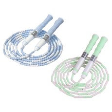 Sales Pick 防纏繞跳繩 2件組, 1套, 藍色, 綠色