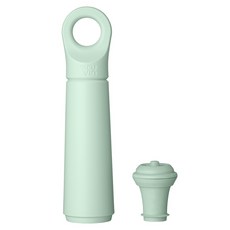 VacuVin Loop 抽真空器 + 酒瓶塞, 1套, 薄荷綠色