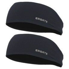 Allgate 無縫超輕量運動髮帶 涼感頭帶, 2個, 黑色