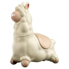 可愛吐舌羊駝水槍, 1個, 白色