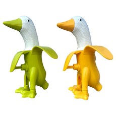 星星玩具 可愛香蕉鴨子水槍2件組, 1套, 黃色, 萊姆綠