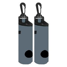 FIRST FIT 輕量3球高爾夫球袋, 2個, 灰色