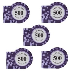 國際標準款拉斯維加斯500籌碼幣 50入組, 混色