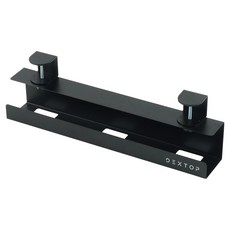 덱스탑 데스크 QUICK 선정리 트레이 MCT-02, 1개, 블랙(MCT-02B)