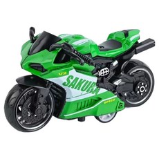 Daily On模型摩托車壓鑄玩具, 1個, 綠色