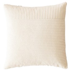 KOTI 日安生活 簡約素色厚磅燈芯絨抱枕套 1個