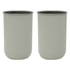 Everyweek 304不鏽鋼雙層馬桶刷 2件組, 2個, 象牙白