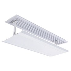 통근창고 가리막 길이조절 에어컨 바람막이 화이트타입6 120 x 30 cm, 1개