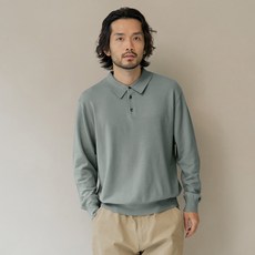 MANNERGRAM 男士翻領長袖針織衫