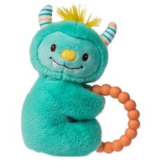 mary meyer 蜜兒 美國 柔軟手搖鈴, 怪獸萌奇 綠色, 1個