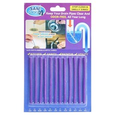 SANI STICKS 水管疏通去汙棒 薰衣草紫 12支, 60g, 1組