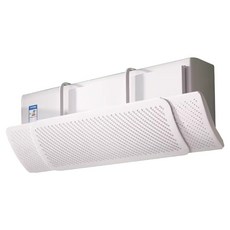 통근창고 걸이형 부착형 에어컨 바람막이 화이트타입2 58.5~95.5cm x 17cm, 1개