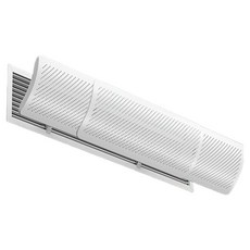 通勤倉庫 黏貼式冷氣擋風板 白色款式3 120 x 16 cm, 1個, 單一商品