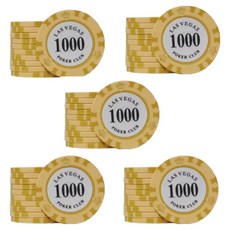 國際標準款拉斯維加斯1000籌碼幣 50入組, 混色