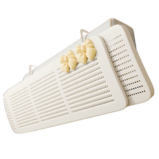 Tonggeun Changgo 遮罩式冷氣擋風板 奶油白 蝴蝶 62~92cm, 1個, 單一商品