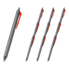 PILOT 百樂 FRIXION Synergy Knock 按鍵式摩擦筆 0.4mm, 10個, 紅色