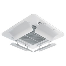 통근창고 길이조절 무타공 에어컨 바람막이 퓨어화이트 58 x 27 cm, 4개