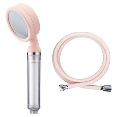 Dr.WATER SHOWER HEAD Tone & Shower 過濾蓮蓬頭組 2m, 桃花粉, 1套
