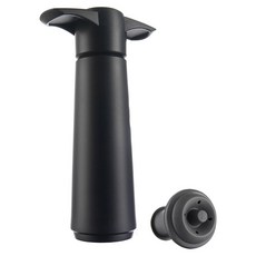 VacuVin 抽真空瓶塞入門組, 黑色, 1套