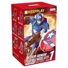 漫威積木美國隊長公仔, 1個