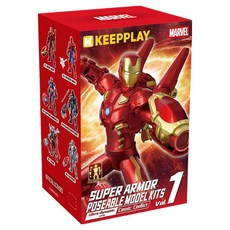 KEEPPLAY 奇妙積木 漫威積木鋼鐵人公仔, 1個