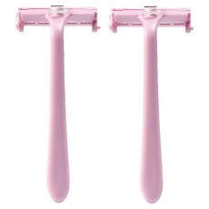 Market Ring 女性用便利除毛刀 紫色, 2個, 1入