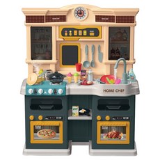 OZ TOY 家庭主廚 可出水仿真廚房玩具組, 綠色, 1個