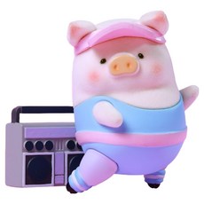 TOYZEROPLUS LULU THE PIGGY 健身俱樂部系列公仔盲盒 基本7款 + 隱藏版套組, 1套