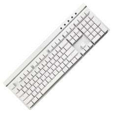 MONSTARGEAR 韓文 PBT 雙色注塑 OEM 客製化重點鍵帽, 白色, 韓英正刻 108鍵