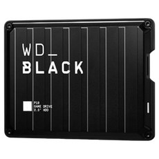 Western Digital 威騰 WD BLACK 黑標 P10 Game Drive 4TB 2.5吋 行動硬碟 WDBA3A0040BBK-WESN 1個, 黑色