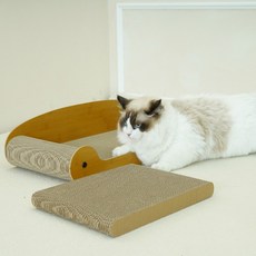REDPUPPY 貓用Nekoya雙人沙發貓抓板, 1個, 單一顏色