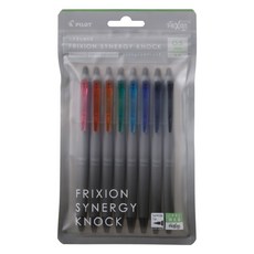 PILOT 百樂 Frixion Synergy Knock 8色組 0.5mm, 1套, 混合色