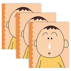 플라잉웨일즈 짱구는못말려 미니 노트, 아기맹구, 3개