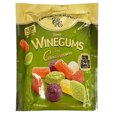 캐빈디쉬앤하비 오리지널 사우어 와인검 젤리, 180g, 1개