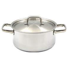 finn ilo 電磁爐 Cham-cook 全五層 POSCO 304 潔淨不鏽鋼 new 雙耳鍋, 20cm, 1個, 單一顏色