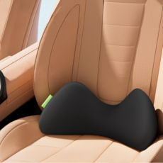 Ez2mk 편한허리 라운드 고정형 틈새 허리쿠션 MS-1250, 블랙, 1개