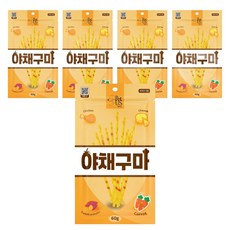 펫어스 강아지 야채구마 스틱, 60g, 5개, 혼합맛(닭고기/고구마/치즈/당근)