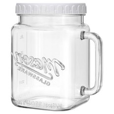 mir Gallon Maison 方形手把螺旋玻璃瓶, 1個, 2200ml