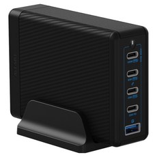 ARTMU USB PD 228W PPS GaN 接地多功能超高速充電器 GE510, 黑色, 1個